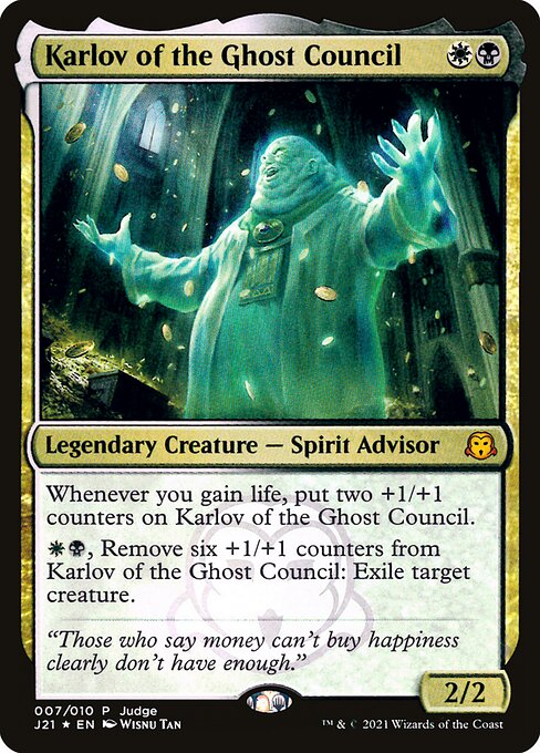 Karlov do Conselho Fantasma — Judge Gift Cards 2021 7