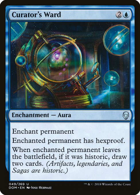 Proteção do Curador — Dominaria 49