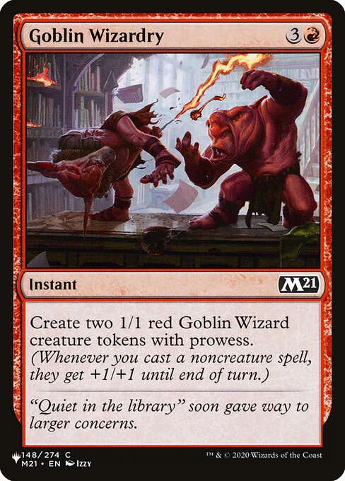 Feitiçaria Goblin — The List M21-148