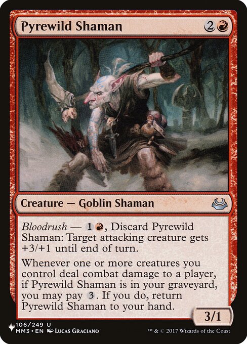 Pyrewild Shaman — The List MM3-106