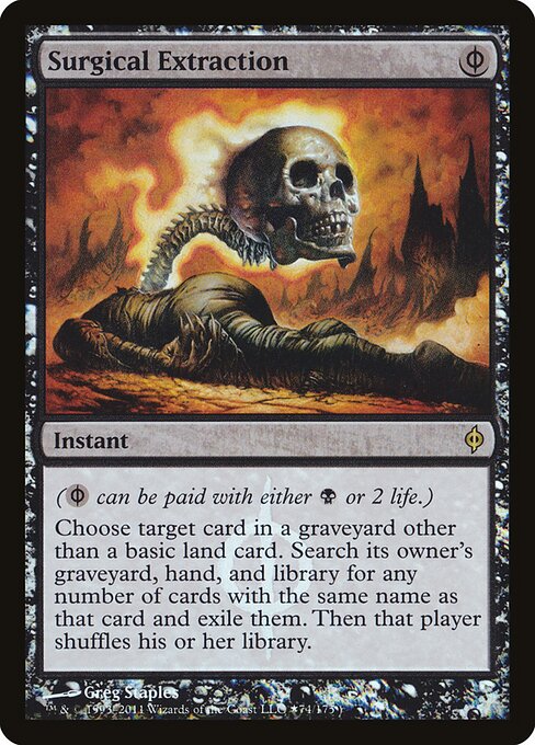 Extração Cirúrgica — New Phyrexia Promos 74★