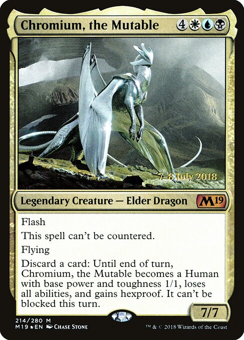 Chromium, o Mutável — Core Set 2019 Promos 214s