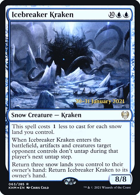 Kraken Rompe-gelo — Kaldheim Promos 63s