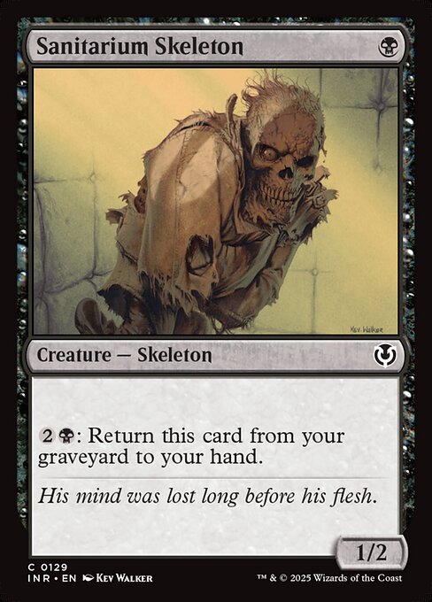 Esqueleto do Sanatório — Innistrad Remastered 129