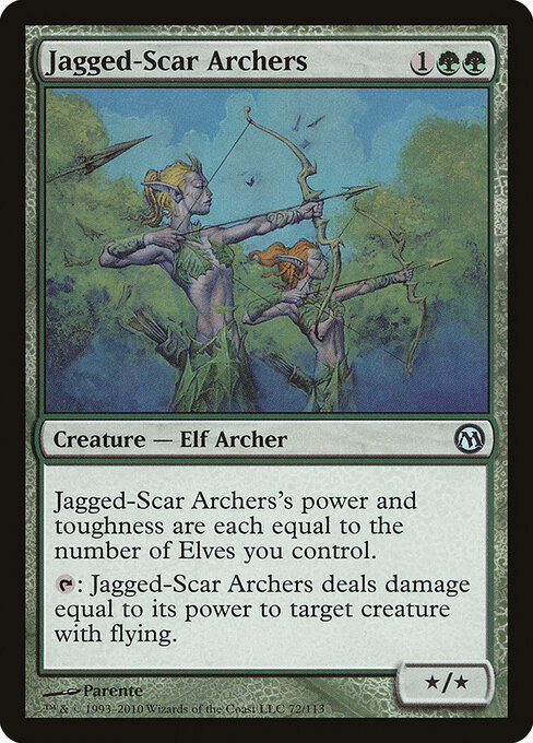 Arqueiros da Cicatriz Dentada — Duels of the Planeswalkers 72