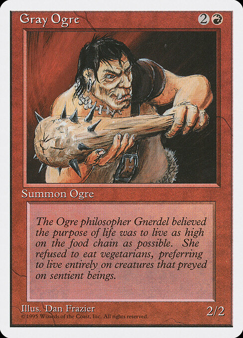 Ogro Cinzento — Fourth Edition 200
