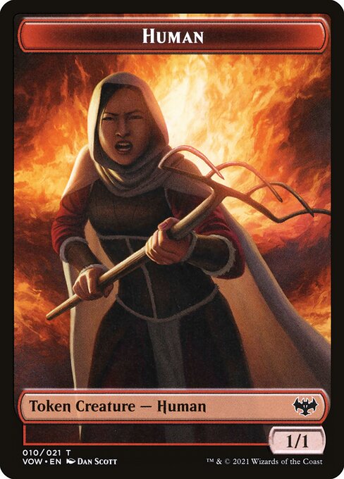 Human — Innistrad: Crimson Vow Tokens 10