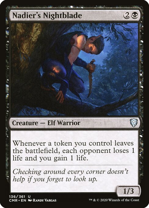 Lâmina Noturna de Nadier — Commander Legends 136