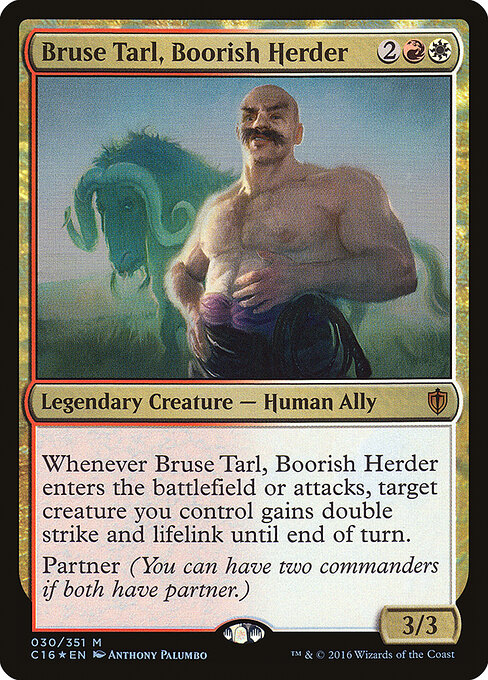 Bruse Tarl, Pastor Rústico — Commander 2016 30