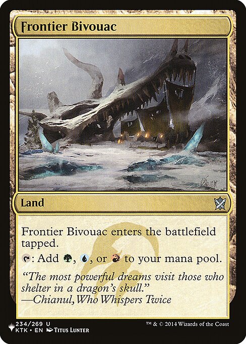 Bivaque da Fronteira — The List KTK-234