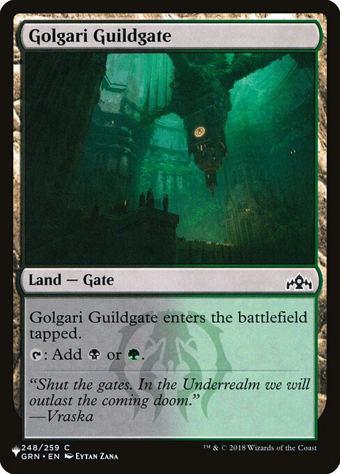 Portão da Guilda Golgari — The List GRN-248