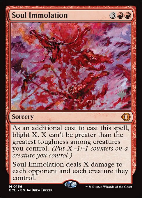 Soul Immolation — Lorwyn Eclipsed Promos 156p