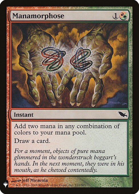 Manamorfose — The List SHM-211