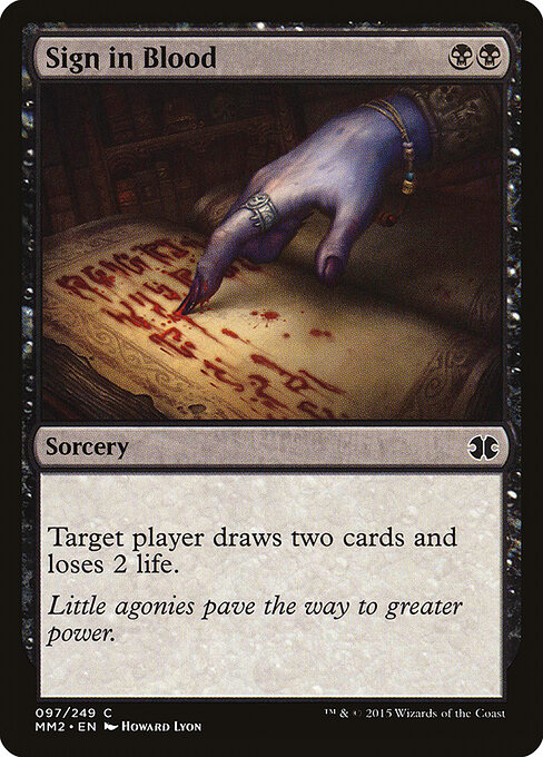 Assinar com Sangue — Modern Masters 2015 97
