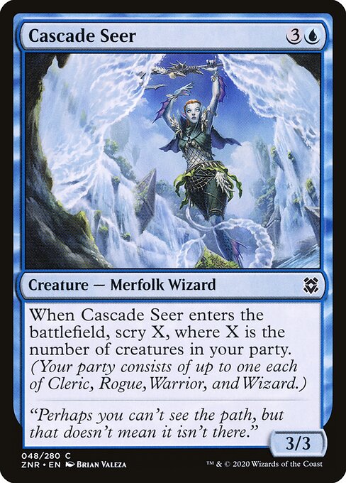 Vidente da Catarata — Zendikar Rising 48