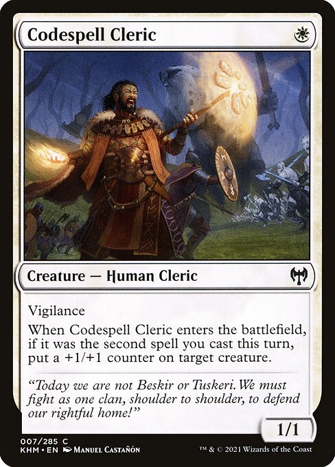 Clérigo do Magicódigo — Kaldheim 7