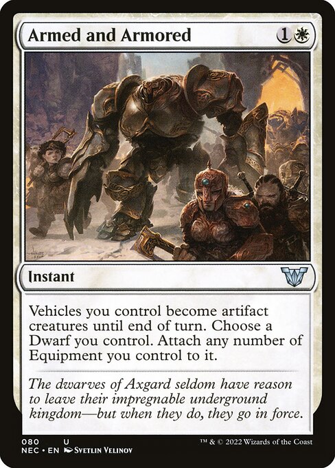 Armados e Blindados — Neon Dynasty Commander 80