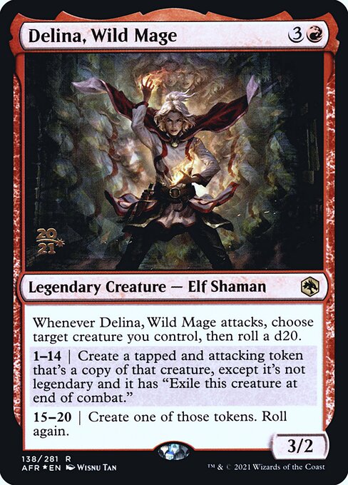 Delina, Maga Selvagem — Adventures in the Forgotten Realms Promos 138s