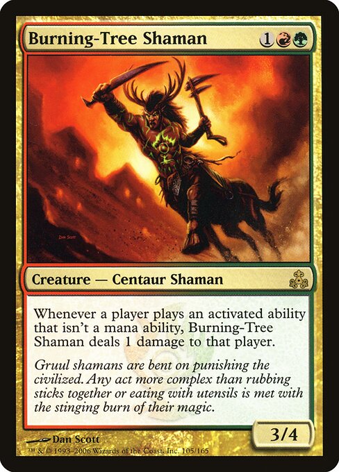 Xamã da Árvore Flamejante — Guildpact 105