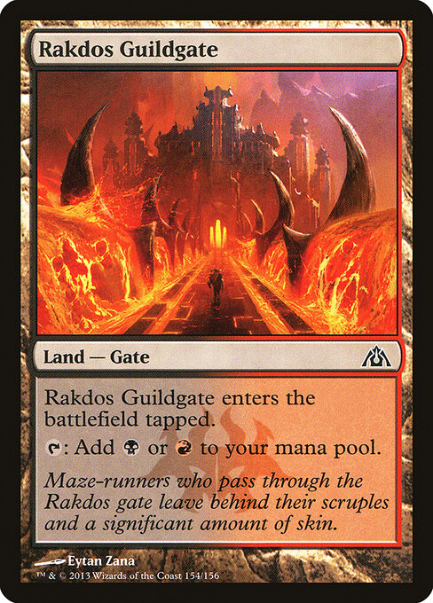 Portão da Guilda Rakdos — Dragon's Maze 154
