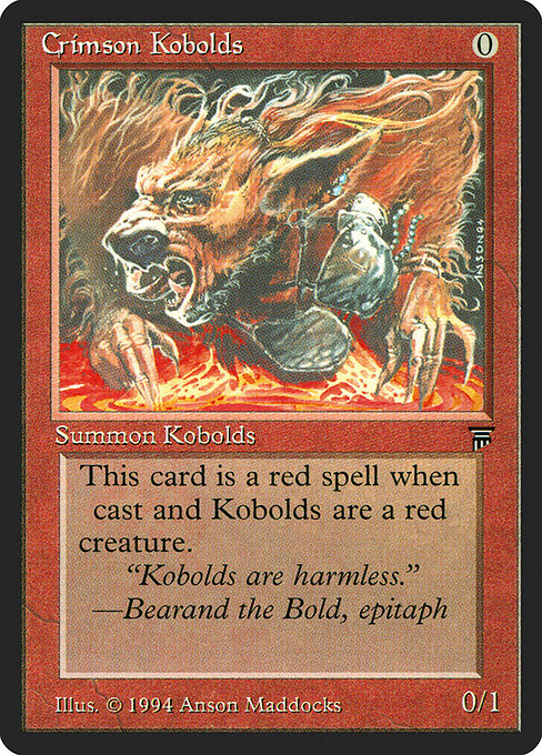 Crimson Kobolds — Legends 139
