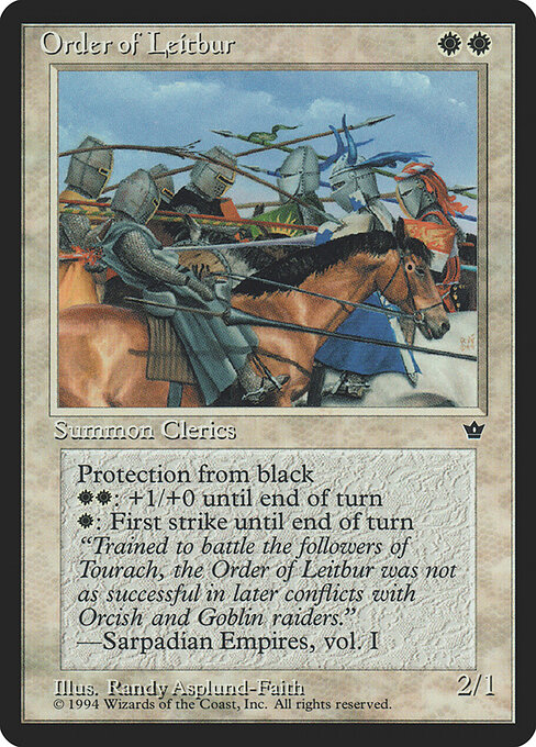 Order of Leitbur — Fallen Empires 16c