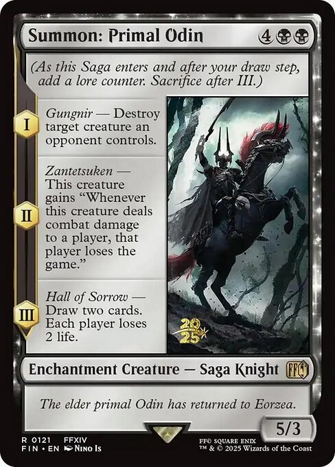 Summon: Primal Odin — Final Fantasy Promos 121s