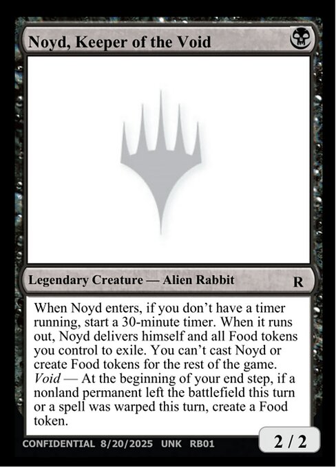 Noyd, Keeper of the Void — Unknown Event RB01