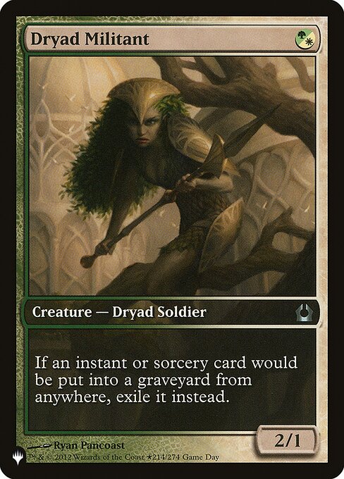 Militante Dríade — The List PRTR-214