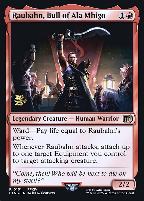 Raubahn, Bull of Ala Mhigo — Final Fantasy Promos 151s