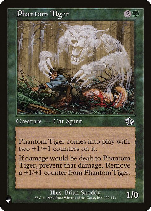 Tigre Fantasma — The List JUD-129