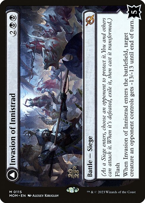 Invasion of Innistrad — March of the Machine Promos 115s