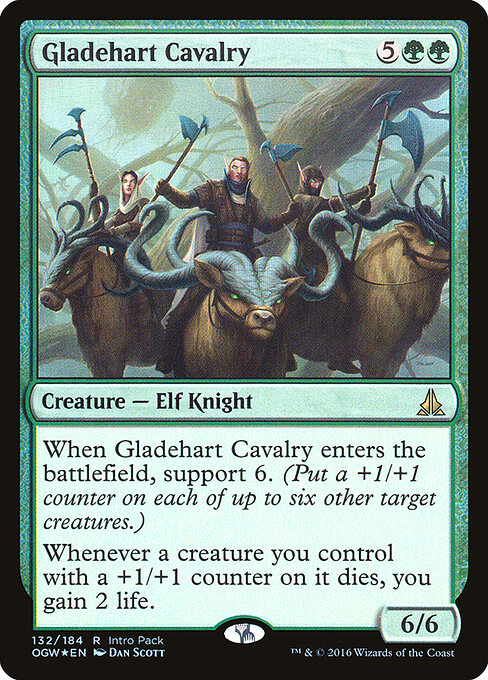 Cavalaria de Cervos-de-clareira — Oath of the Gatewatch Promos 132