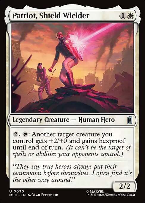 Patriot, Shield Wielder — Marvel Super Heroes 30