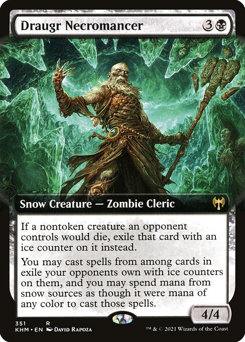 Necromante Draugr — Kaldheim 351