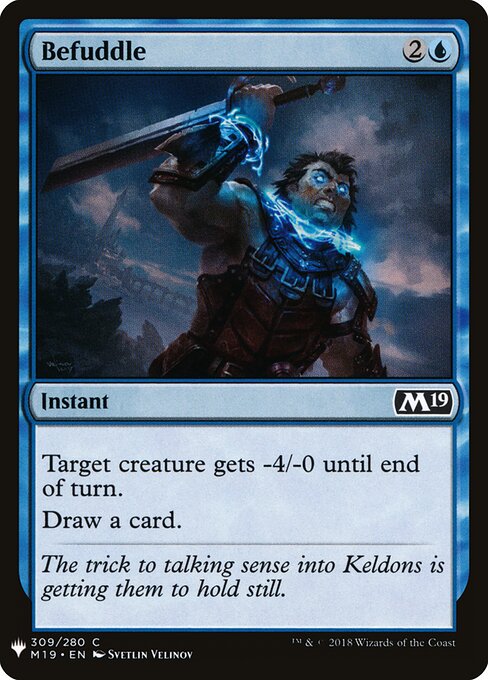 Desconcertar — The List M19-309