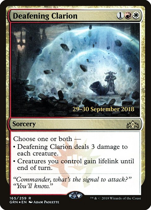 Clarim Ensurdecedor — Guilds of Ravnica Promos 165s