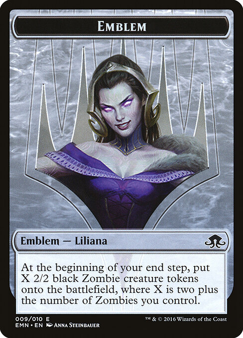 Liliana, the Last Hope Emblem — Eldritch Moon Tokens 9