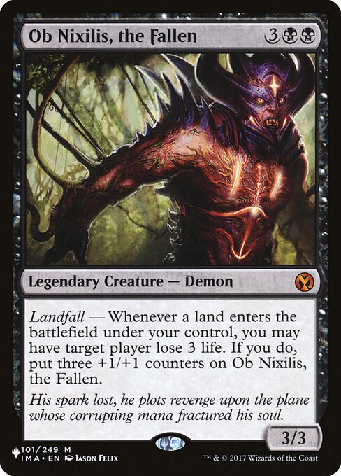 Ob Nixilis, o Caído — The List IMA-101