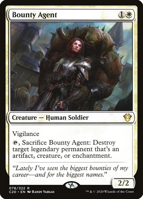 Agente de Recompensas — Commander 2020 78