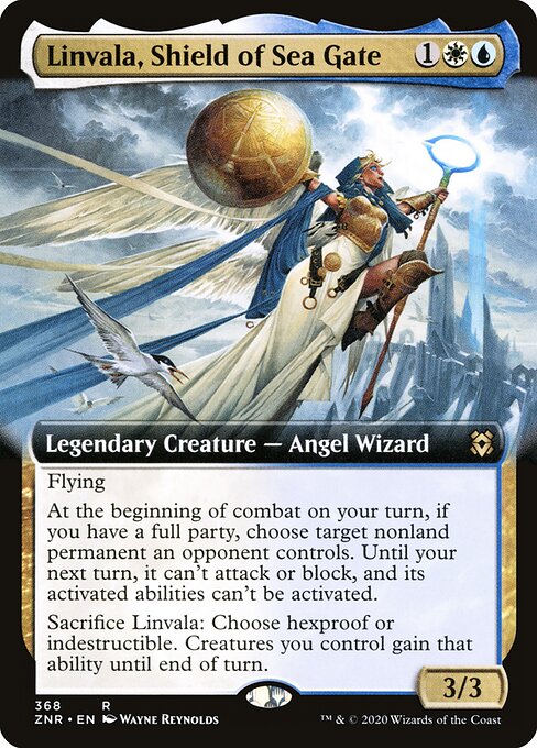 Linvala, Escudo de Portão Marinho — Zendikar Rising 368
