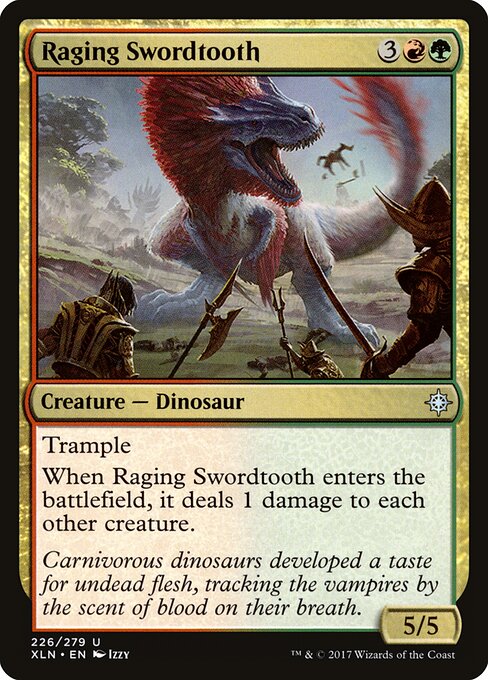 Gladiodonte Enfurecido — Ixalan 226