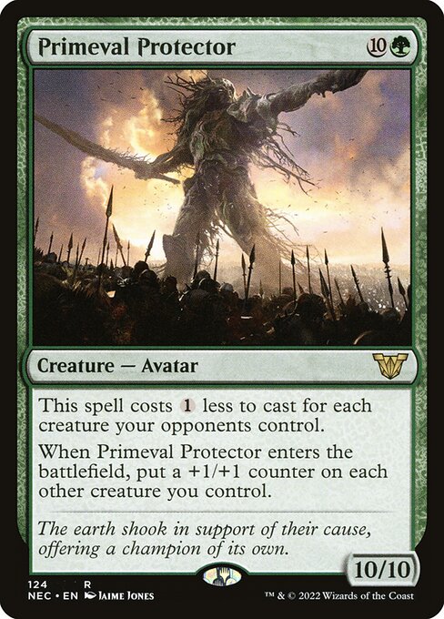 Protetor Primevo — Neon Dynasty Commander 124