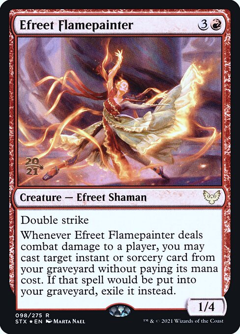 Flamipintora Efrite — Strixhaven: School of Mages Promos 98s