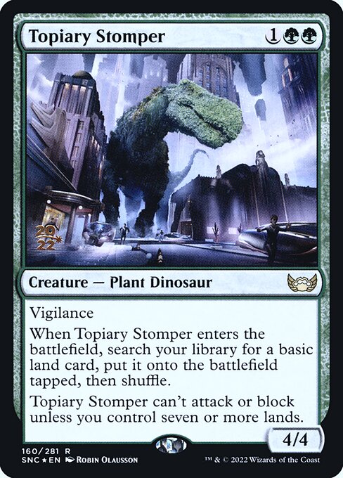 Pisoteador de Topiaria — Streets of New Capenna Promos 160s