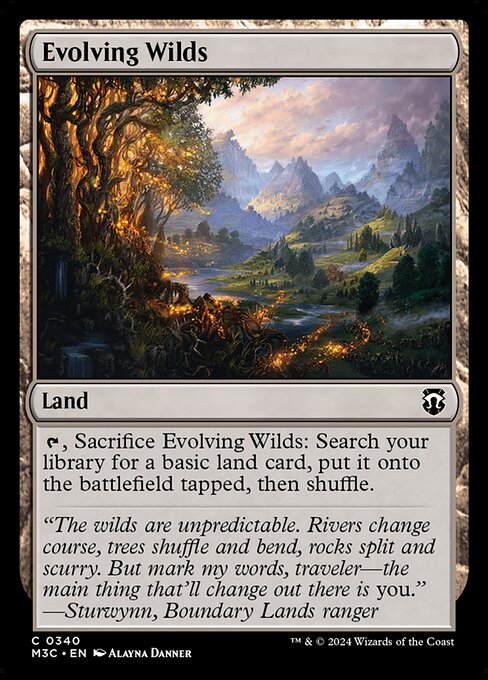 Terras em Desenvolvimento — Modern Horizons 3 Commander 340