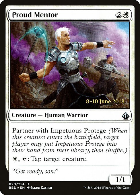 Proud Mentor — Battlebond Promos 20s