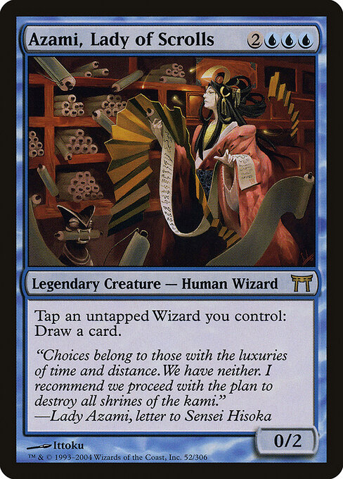 Azami, Dama dos Pergaminhos — Champions of Kamigawa 52