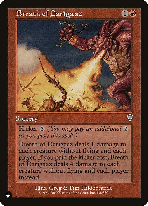 Bafo de Darigaaz — The List INV-138