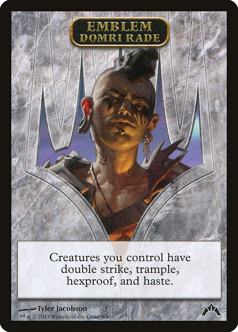 Domri Rade Emblem — Gatecrash Tokens 8